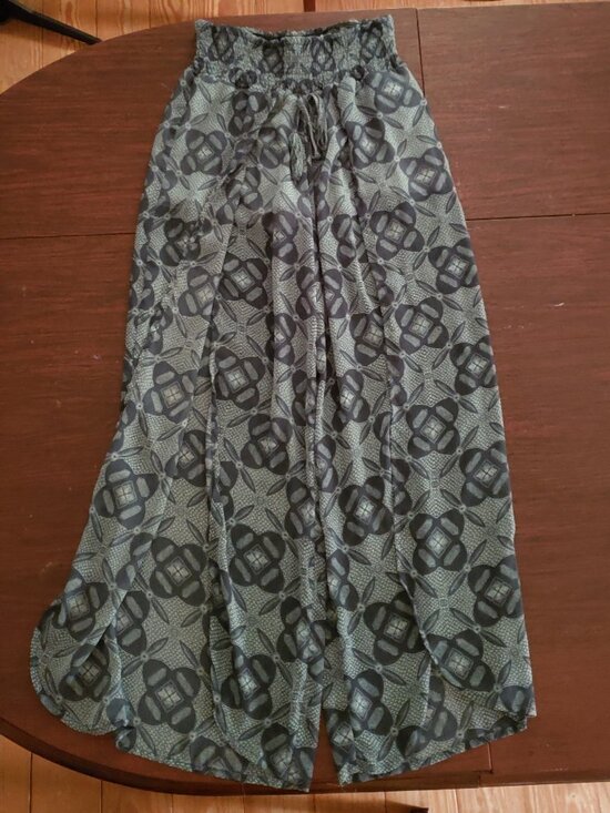 mason & belle Pants - Split Front palazzo pants shorts Juniors XS